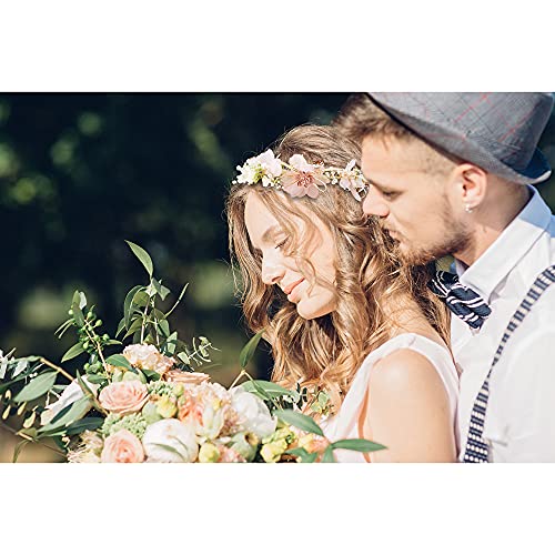 Aoprie Butterfly Flower Headband For Women Wreath Crown Wedding Floral Garland #TOP2