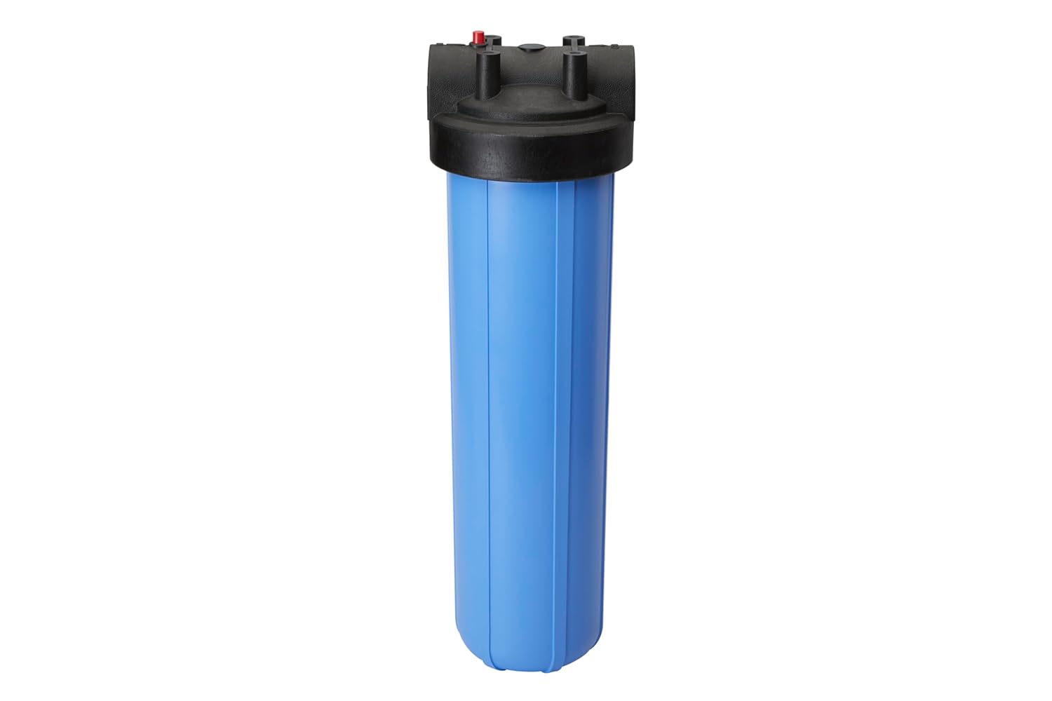 Pentair OMNIFilter Whole Home 20" Heavy-Duty Big Blue Water Filtration System with Pressure Relief, Black/Blue