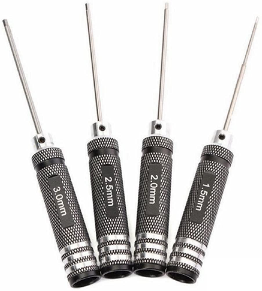 DMZK Destornilladores Titanio 4Pcs 1.5/2 / 2.5/3.0mm Juego de ...