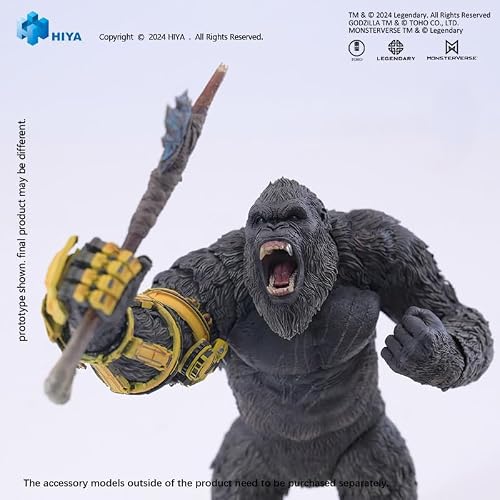 Hiya Toys Godzilla x Kong: The New Empire: Kong (B.E.A.S.T. Glove) Previews Exclusive Exquisite Basic Action Figure