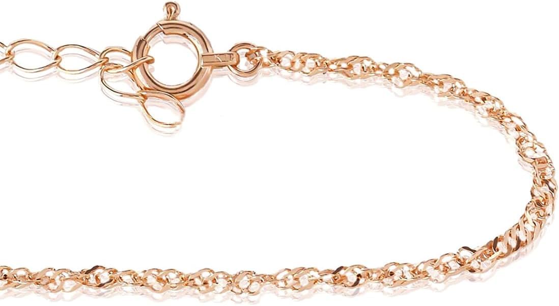 Amazon | [ディーヴァス] 18金ブレスレット レディース k18