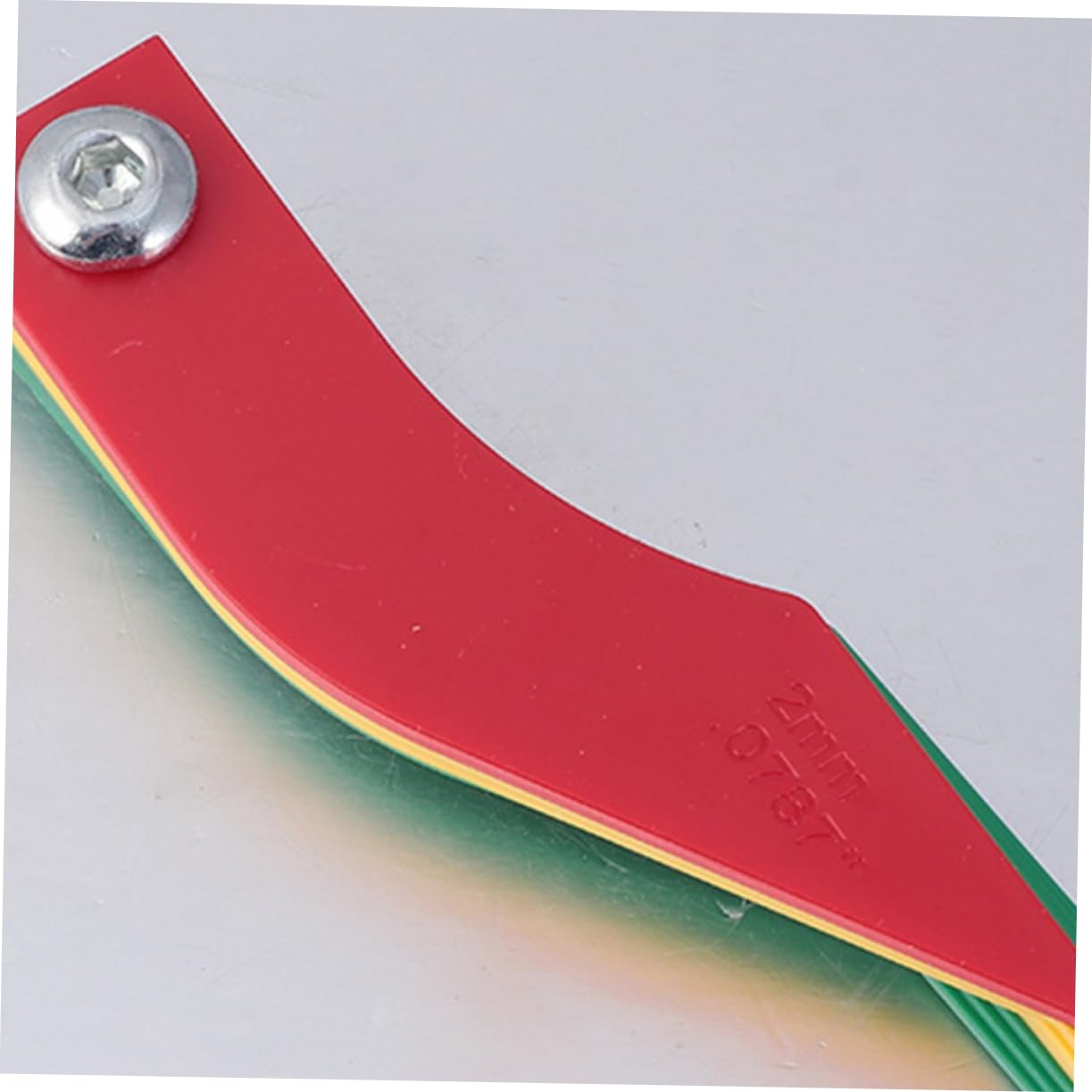 Vaguelly Jauge D'épaisseur Outil de Mesure Facile à Utiliser en Plastique pour Plaquettes de Frein Voiture Kit 4 Pièces Compatible Large pour Diagnostics Automobiles