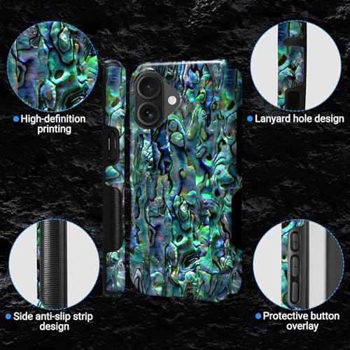 Coque iPhone 16 MagSafe en nacre d'ormeau naturel premium - 4