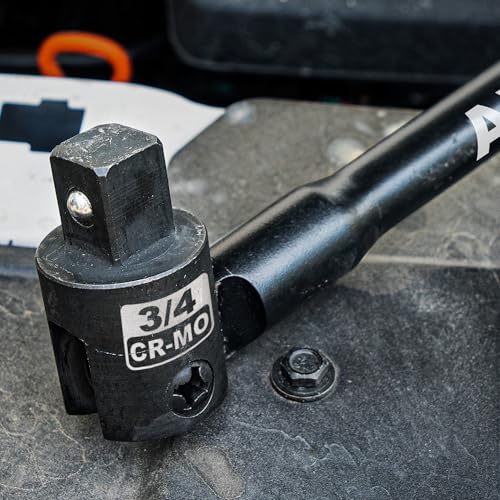 Image of 3 /4 inch Drive 41 Inch Breaker Bar, Heavy Duty Head, Premium Chromium-Molybdenum Steel, Laser Etched Marking, for Vehicle Maintenance and Repair, DIY Processing Manufacturing