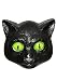 Black Cat Porch Light Cover