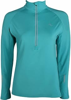 More Mile Vancouver Half Zip Long Sleeve Womens Running Top