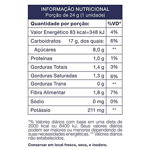 Banana Brasil Barra De Frutas Zero Banana Branco Com 16 Unidades De 24G