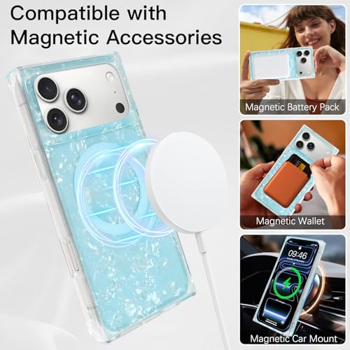 Coque paillettes iPhone 17 Pro chic pour femmes - 3