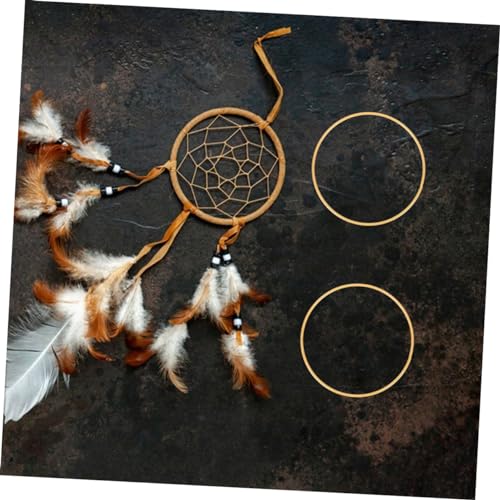 Anillos de hierro resistentes SEWACC de 10 piezas para tejer macramé 3