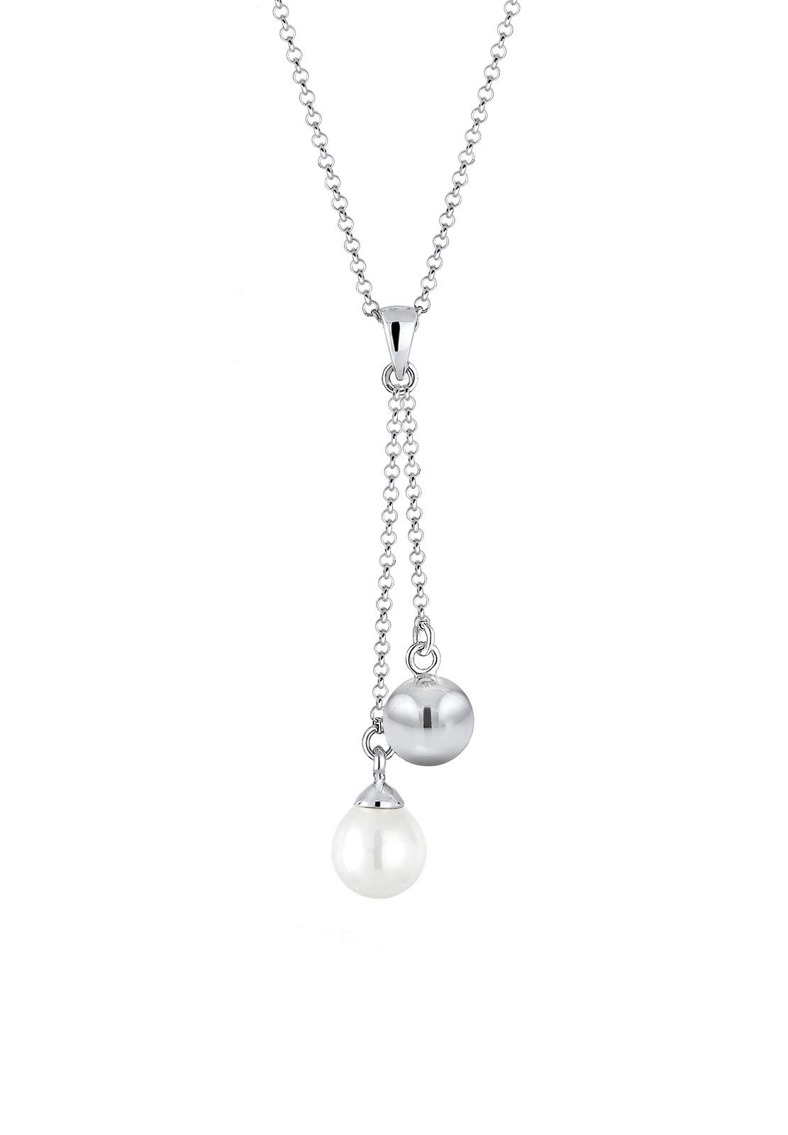 Elli Women's 925 Silver Necklace of Length 45cm 0107962616