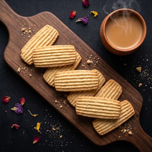 Image of Hillcrest Bakery Elachi Aata Bite Cookies, Cardamom Flavour, 18 Pieces, 250 grams | Premium Baked Snack | Tea Time Treat | Hygienically Packed