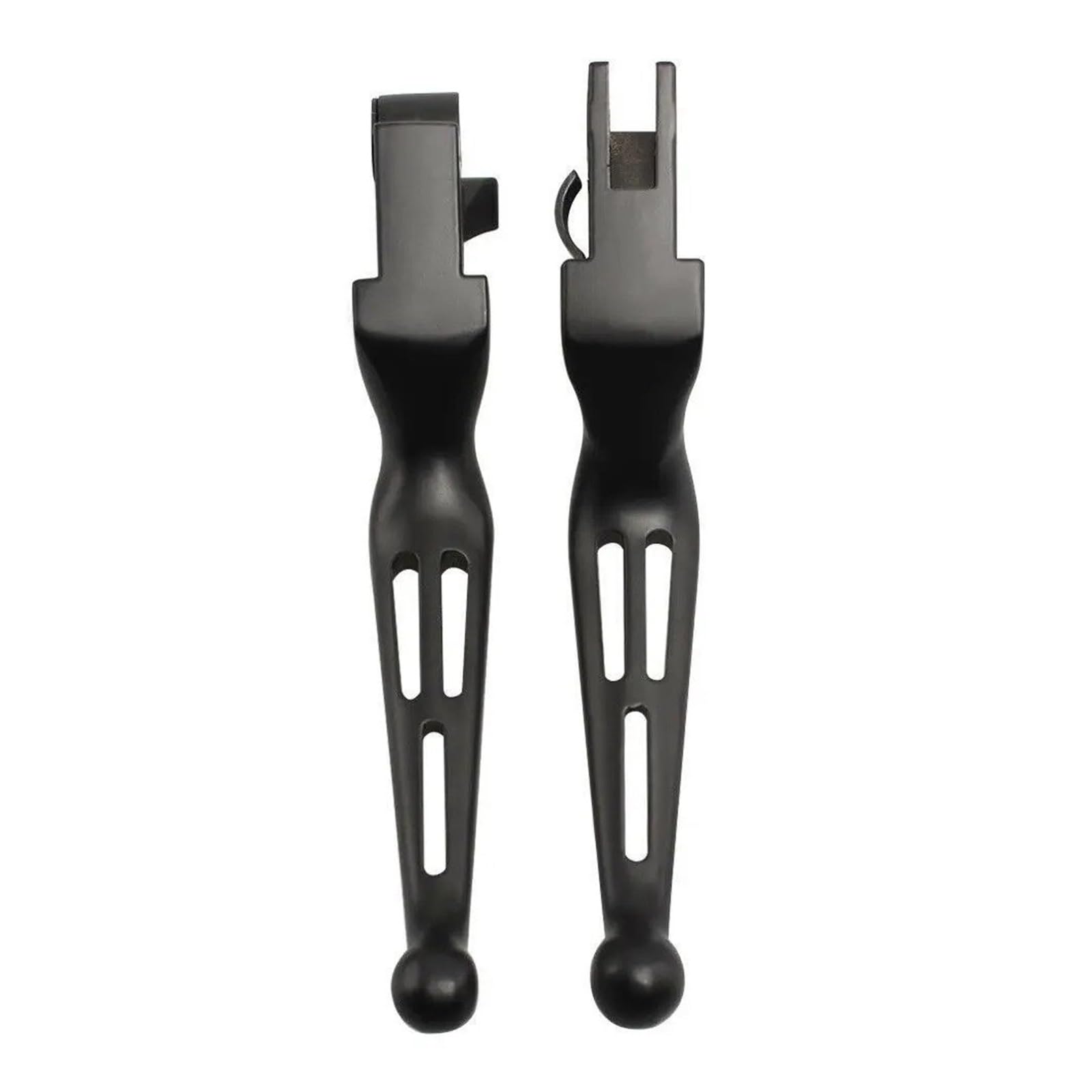 Ragpukmuan Black Motorbike Hand Brake For Sportster 883 For Softai For Touring 2Pcs Motorcycle Slotted Brakes Clutch Levers Parking Tool(Black)