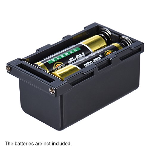 Mainstayae 4pcs NP-F750 AA Bateria Battery Case Titular Poder como NP-F750 Bateria Série de LED Luz