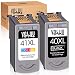 Voshy PG-40 CL-41 Remanufactured Ink Cartridges Replacement for Canon PG-40XL CL-41XL Combo Pack Compatible with Pixma MP160 MP470 MX310 IP2600 MP210 MP460 IP1600 IP1700 IP1800 MX300 Printer, 2-Pack