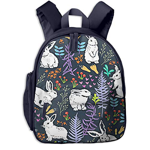 Mochilas Infantiles  Bolsa Niño Bebe Guarderia Escolar con Conejito Conejitos Pascua