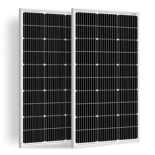 DOKIO ソーラーパネル 400W 18V 200w*2枚 単結晶 超高効率 弱光環境でも安定出力 並列や直列接続可能 MC4コネクター出力 ポータブル電源や12V1システムバッテリー充電便利 防災グッズ 車中泊 12Vシステム充電用 耐久性を誇り メーカー販売