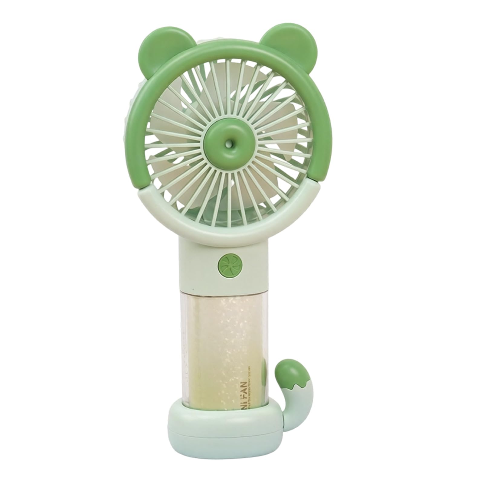 Buxuaaaa Sized Cooling Fan Featuring Adjustable Night Light Rechargeable Handheld Fan Texture Suitable for Outings Rechargeable Small