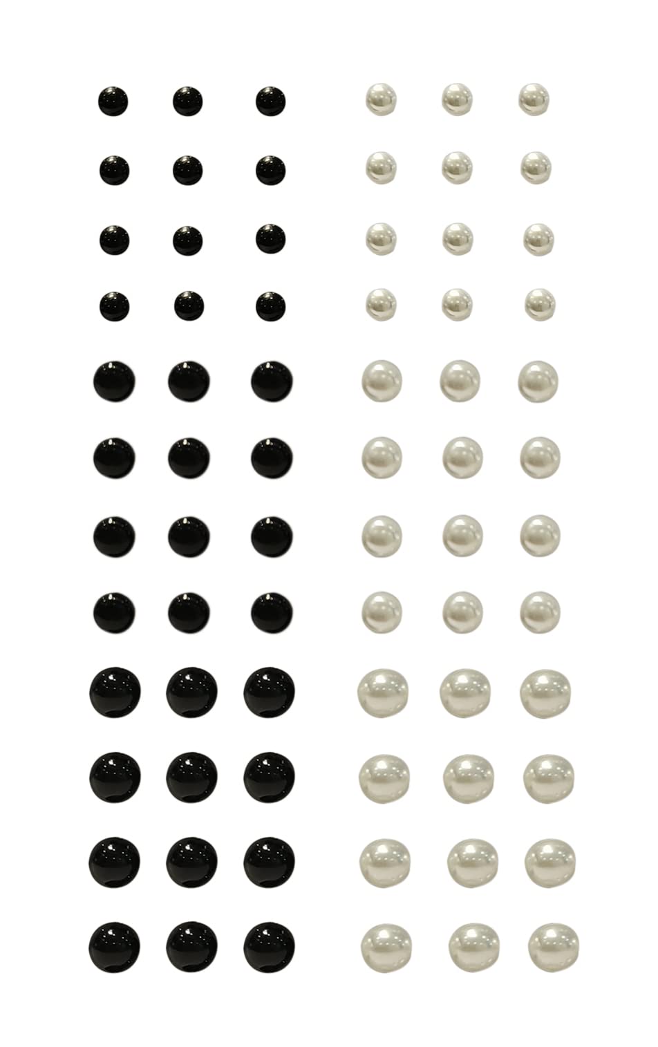 La Belleza Black And White Color Pearl Tray Stud Earrings Sets For Daily Use Simple Shine Natural and Beautiful Small Size Earrings For Girls & Women (B0BX6C88L4) Amazon Price History, Amazon Price Tracker