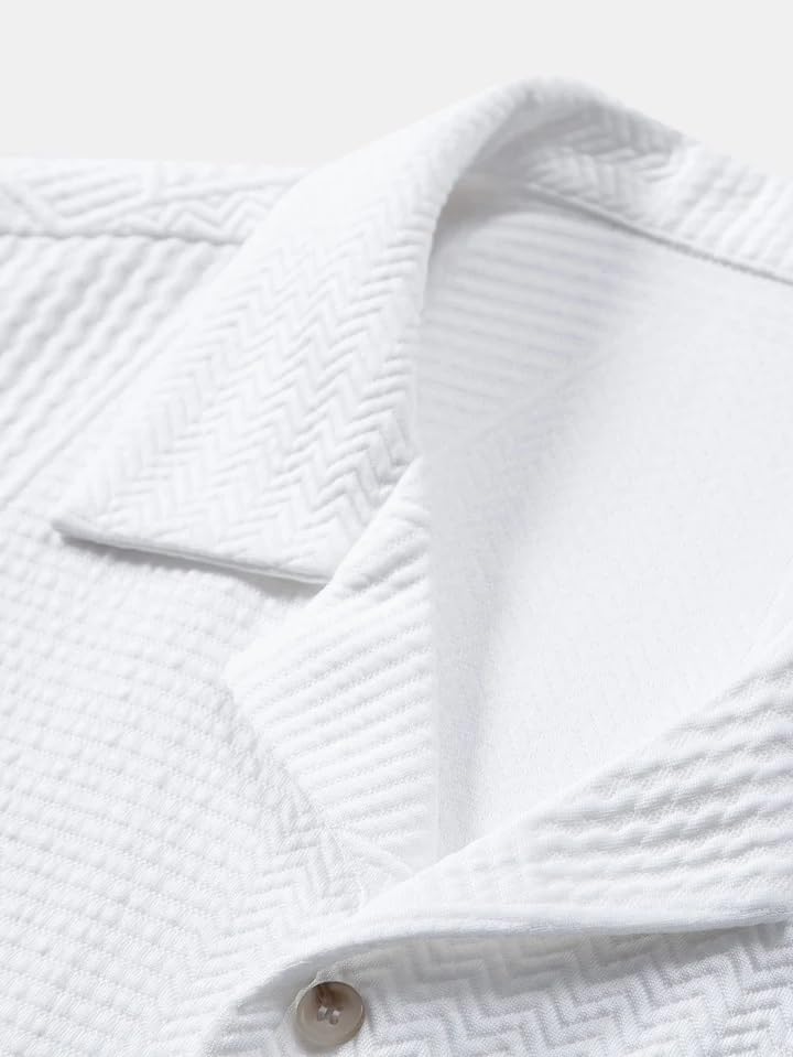Image of Leriya Fashion Shirt for Man Polycotton Regular Fit | Mens Casual Shirts | Shirt for Man| Shirts for Mens Stylish |Half Sleeve Button Down Textured Summer Wear (Available in Plus Sizes)