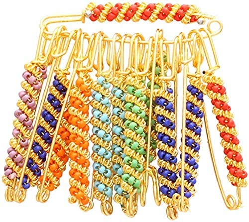 Designer Pins Multicolour Indian Dress & Saree Pins | Safety Pins | Brooch for Women-image-9