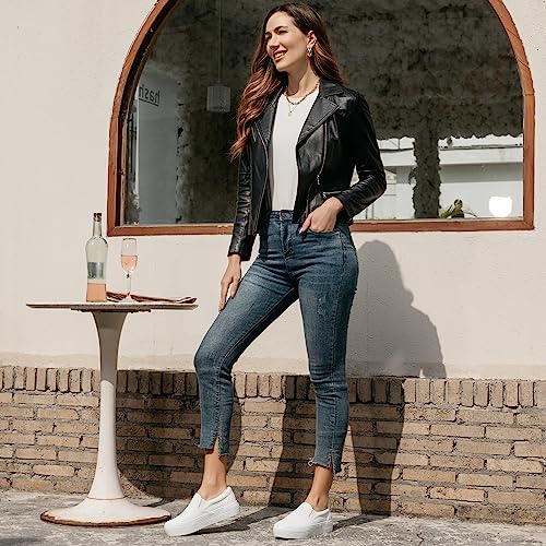 JABASIC Women Slip-on Platform Loafers Casual Comfortable Loafer Shoes3