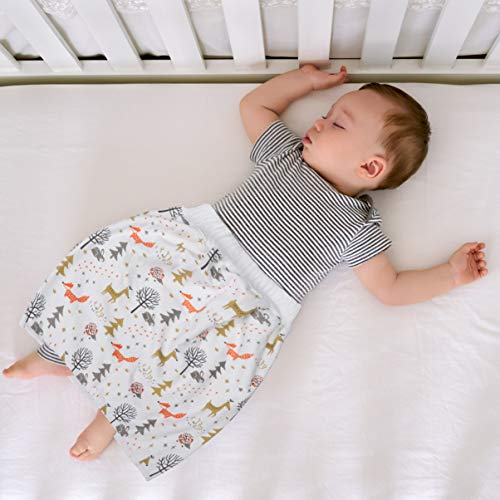 Tomaibaby 1 Stuk Unisex-Baby Peuter Katoenen Trainingsbroek Peuter Zindelijkheidstraining Ondergoed (Grijs Konijn Rode… - Afbeelding 3