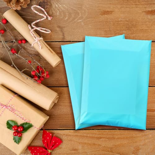 Image of UCGOU Poly Mailers 7.5x10.5 Inch Teal 100 Pack Shipping Bags Strong Thick Mailing Envelopes Self Sealing Adhesive Waterproof and Tear Proof Boutique Packaging Postal for Clothing