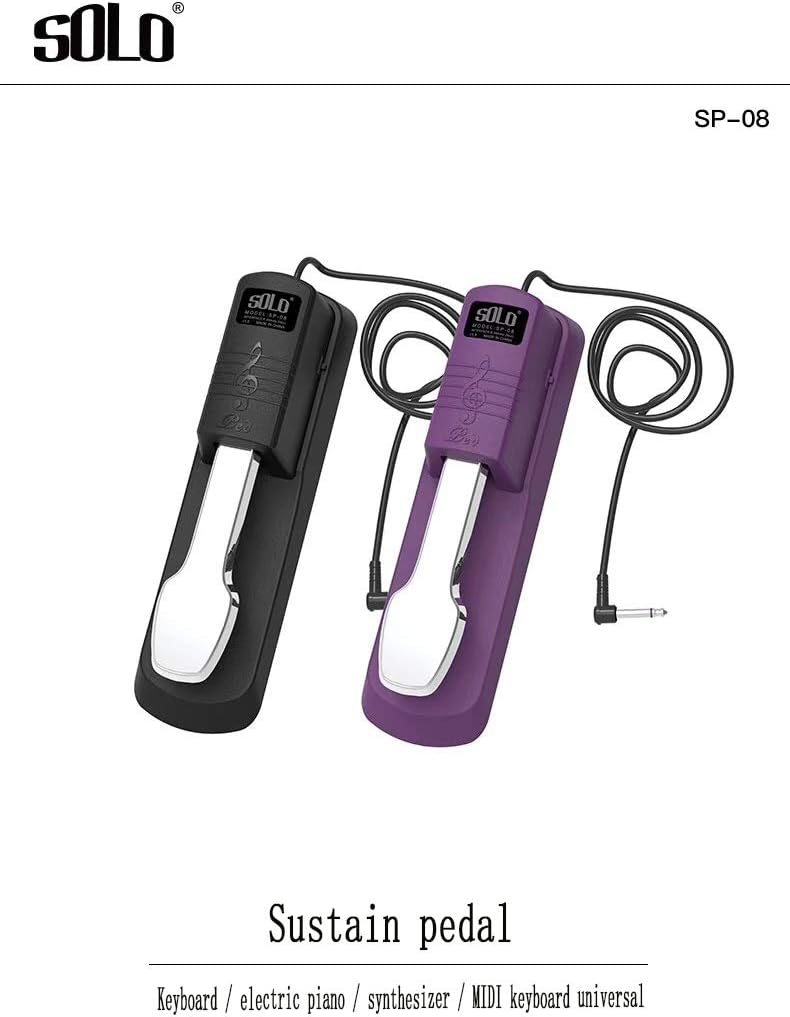 SP-08 piano sustain pedal strong sound reinforcement keyboard synthesizer keyboard pedal (purple)