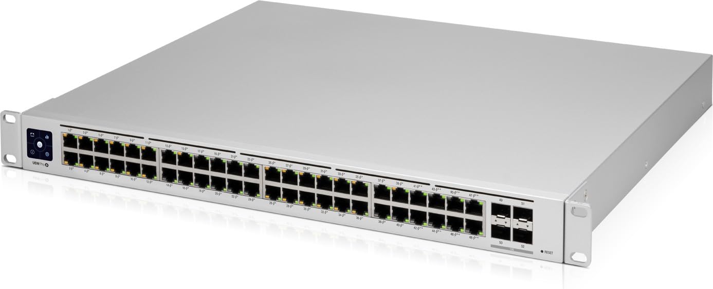 Switch Ubiquiti USW-PRO-48-POE/ 48 Puertos/ RJ45 10/100/1000 PoE/ SFP