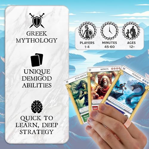 Pantheum: Demigods of Olympia juego de mesa miniatura 2