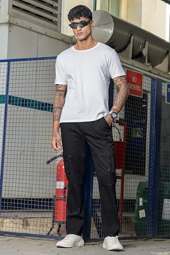 Image of Men's Stylish Cargo Pants | Slim Fit | Multi-Pocket Utility Trousers | Durable & Comfortable Fabric | Casual, Travel & Outdoor Wear