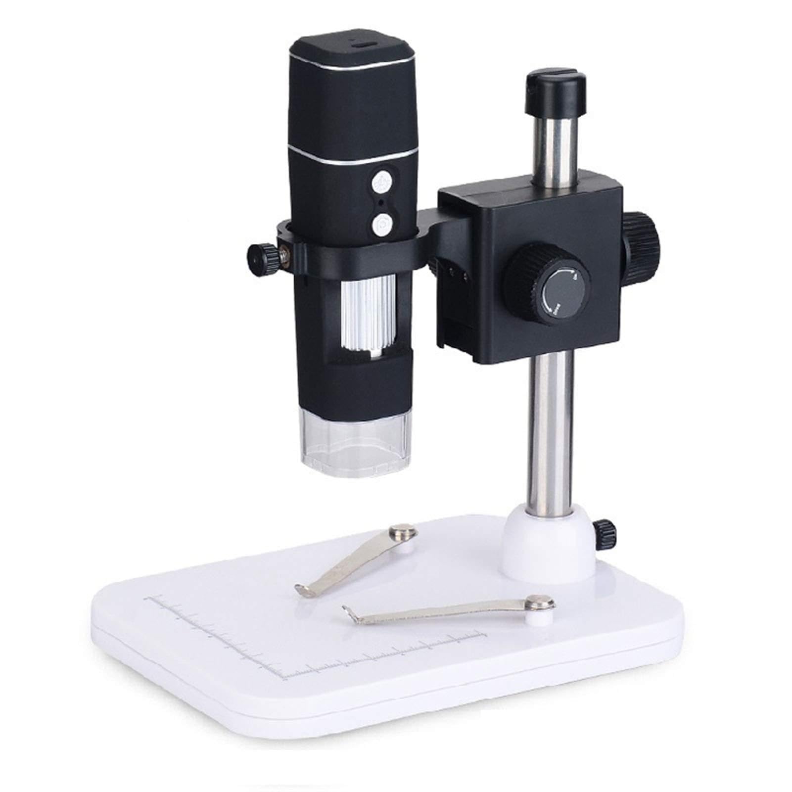 microscopio, Microscopio digital, 1000X WiFi Teléfono móvil Microscopio electrónico PCB Inspección Aprendizaje de insectos Obsection para niños estudiantes laboratorio de escuela en c