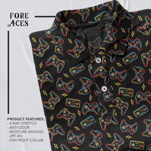 Maylian Quick-Dry Mens Golf Shirt Moisture Wicking Performance Polo Shirts for Men 3D Printed2