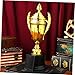 EXQUIMEUBLE Award Trophy Cup Cover Decorative Trophy for Sports Events Competitions Tournaments Stunning Design