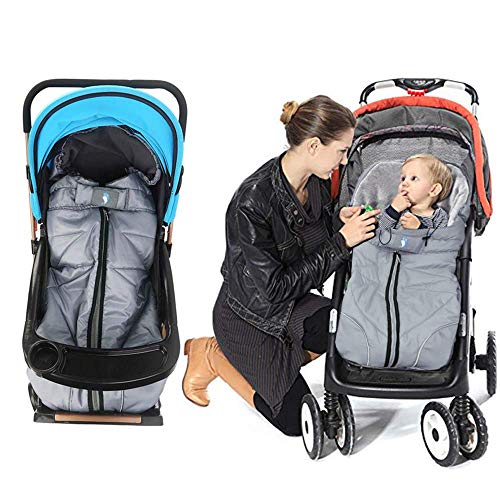 image for Stroller Sleeping Bag, FOCHEA Universal Bunting Bag for Stroller, Thic