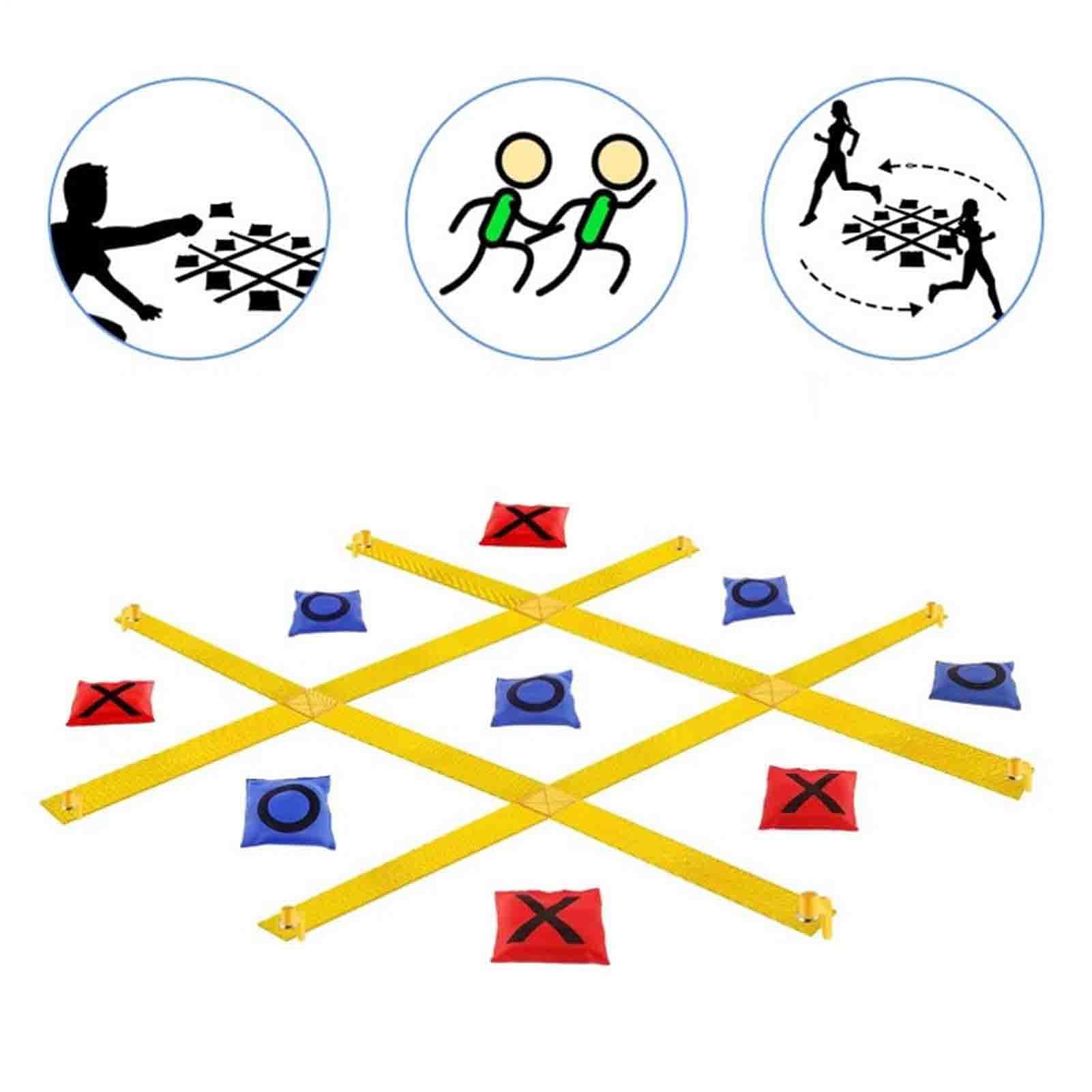 Riesen Sackwerfen Spiel Outdoor - XXL Wurfspiel Für Garten & - UV- & Wassergeschützt - Familien, Partys, Feste - Tragbar & Einfach Aufzubauen (Gartenspiel, Partyspiel)