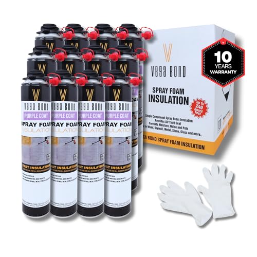 Vega Bond SF001 Purplecoat Closed Cell Foam Spray 29 oz (12 Pack)