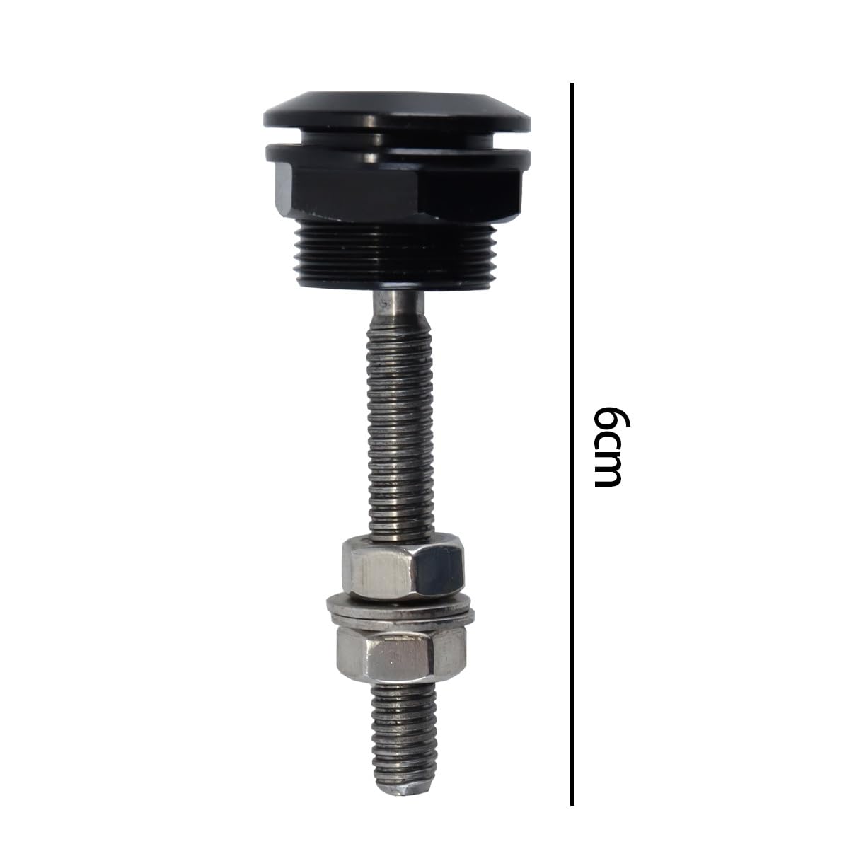 2 goupilles de capot universelles, verrou de capot, loquet de pare-chocs, bouton-poussoir à dégagement rapide, sécurise le compartiment moteur (22 mm)