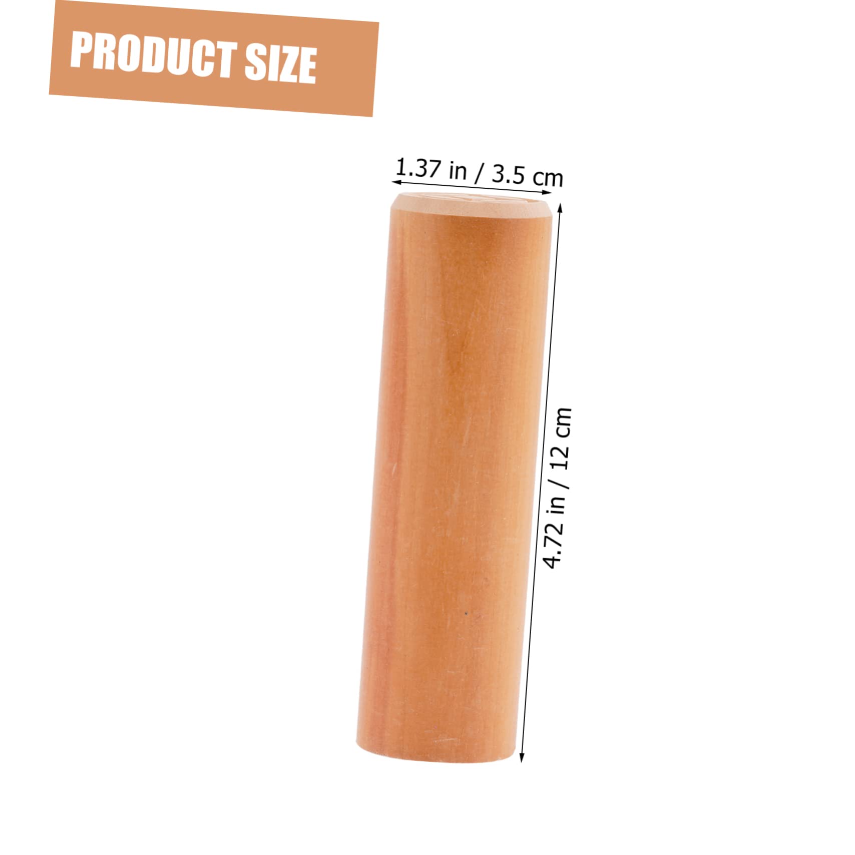 KONTONTY Wooden Paper Punching Chisel Ancestor Blessing Tool Traditional Sacrifice Chisel Copper Coin Making Mold Unique Design