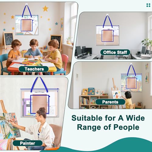 Image of AKAYOK Large Poster Storage Bag, 25 inch x 19 inch Art Portfolio Bag with Pocket for Poster, Cutting Mats, Scrapbook, Keepsake - Waterproof Art Bag for Classroom Home Office Outdoor