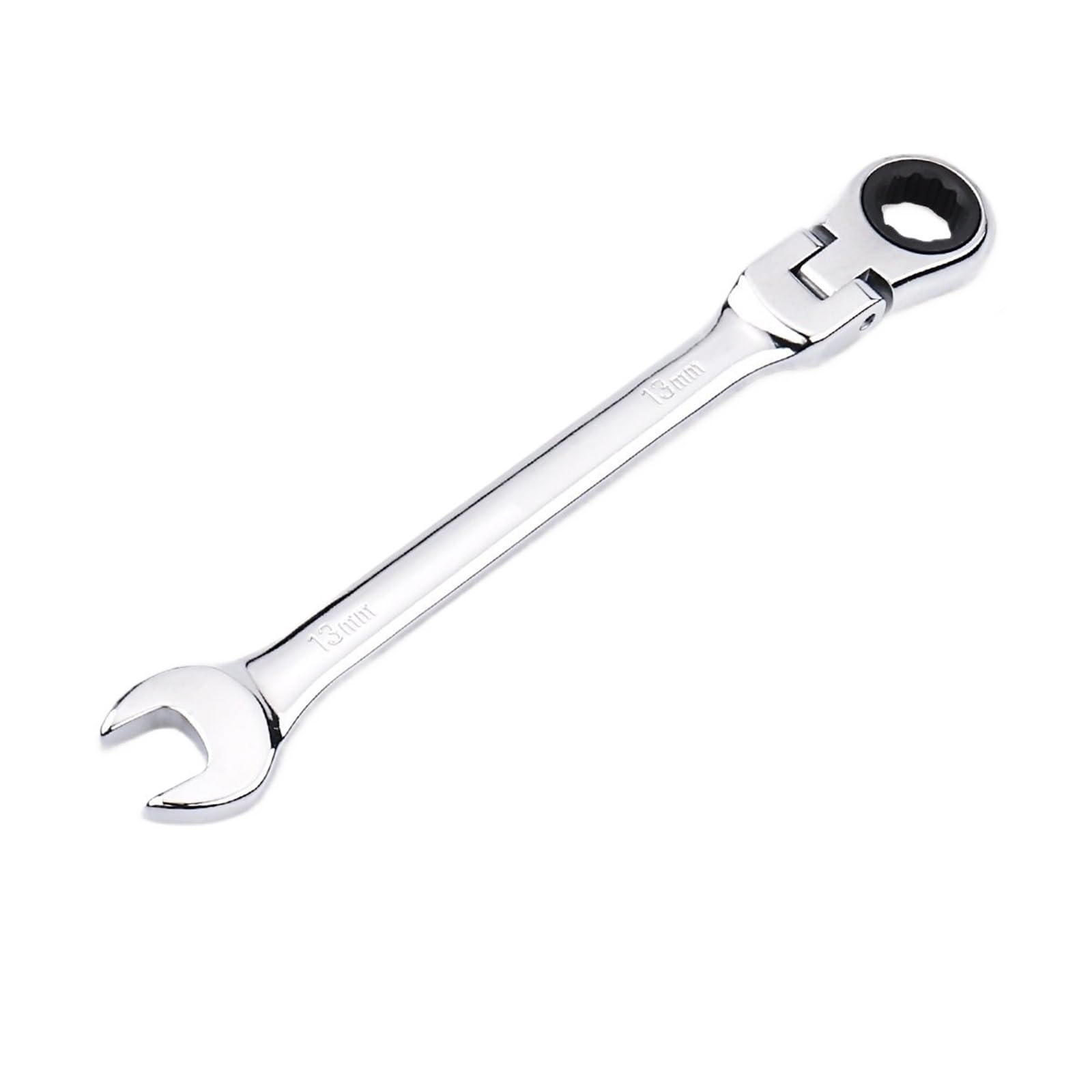 OLAQWENB Torque Wrenches Ratchet Wrench Combination Metric Flex Head Ratcheting 11-15mm Sturdy Spanner Tools Precision Torque Wrench(13mm)