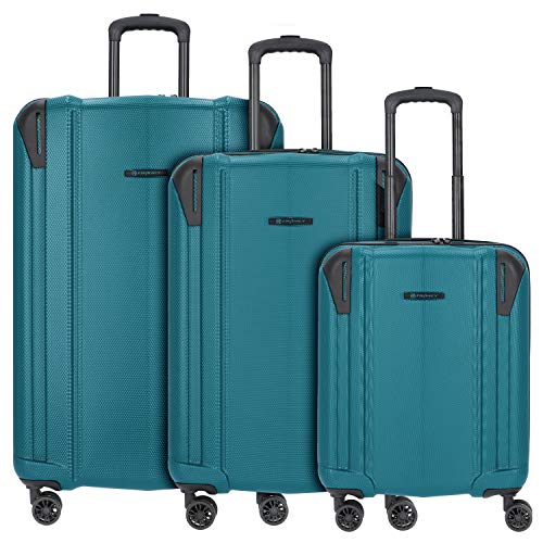 Preisvergleich Produktbild Franky Hamburg 4-Rollen Kofferset 3tlg. mit Doppelrollen