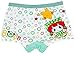 Andilier Toddler Baby Underwear Little Girl's 3-7T Modal Assorted Cartoon Boyshorts Panties 5-Pack