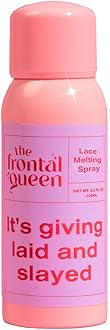 The Frontal Queen Lace Melting Spray, Ashy Lace Melting Spray for Lace Wigs, Lace Bond Spray, Extra Hold Lace Melting Spray Adhesive Wig, No Residue, Long Lasting Safe Formula - 4.2 oz