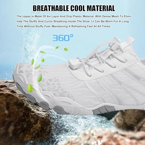 Image of Hike Barefoot Shoes Women Men Pro Water Footwear Wide Toe Box Non-Slip Unisex Athletic Outdoor Running Shoes