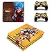 TAOSENG Adesivo Skin per PS4 PRO per Console Playstation 4 e Controller 2 Adesivo per Skin PS4 PRO in Vinile - Dragon Ball Super Goku