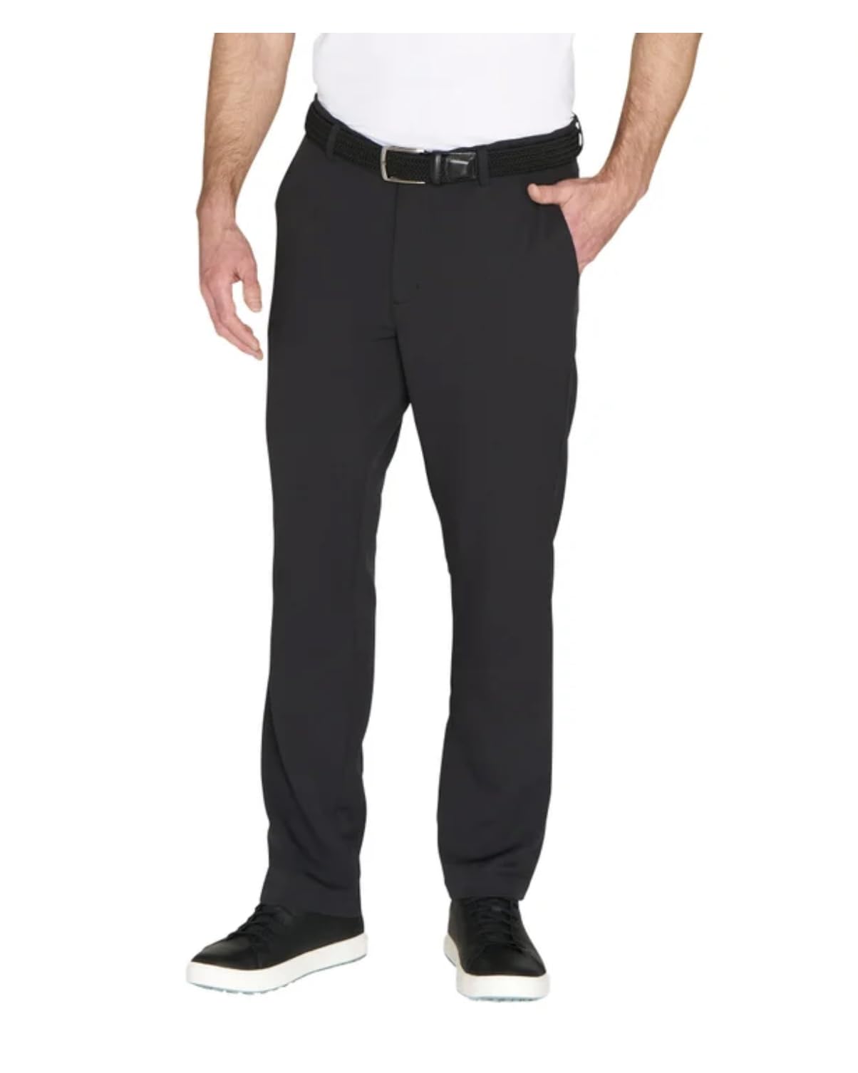 Greg Norman Men's Textured Performance Stretch Chino Pant