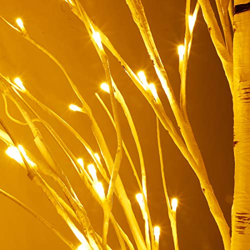 Twinkle Star Lighted Birch Tree 6 Feet 96 Led For Home Wedding Festival Party Christmas Decoration #TOP4