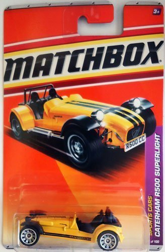 Matchbox 2011 Caterham R500 Superlight (Yellow) #3/100, Sports Cars #3/13 die cast