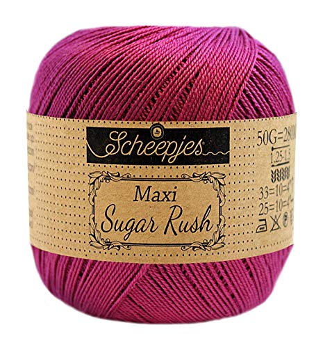 Scheepjes - Scheepjes Maxi Sugar Rush 128 Tyrian Purple Yarn - 1x50g